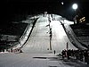 Oświetlona skocznia w Lillehammer