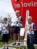 Podium K-35 (rocznik 1994) od lewej: Kamil Byrt (Polska), Klimek Murańka (Polska), Jakub Przybyła (Polska)
