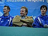 Konferencja prasowa: Adam Małysz (Polska), Olaf Lubaszenko i Martin Schmitt (Niemcy)