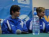 konferencja prasowa - Martin Schmitt i Sven Hannawald (Niemcy)