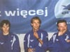 konferencja prasowa - od lewej: Martin Schmitt, Sven Hannawald (obaj Niemcy), trener Apoloniusz Tajner (Polska)