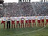 Artyści na meczu w Chorzowie 2004