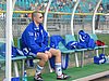 Matti Hautamaeki (Finlandia) na ławce rezerwowych