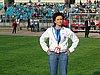 Izabela Małysz na boisku