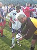 Adam Małysz (Polska) i Michał Listkiewicz
