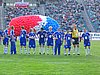 Skoczkowie przed meczem (Chorzów 2004)