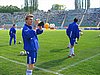 Trening przed meczem