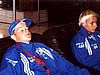 Andreas Goldberger (Austria) i Akseli Kokkonen (Finlandia) odpoczywają
