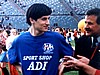 Martin Schmitt (Niemcy) rozmawia z Apoloniuszem Tajnerem (Polska)