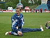 Adam Małysz (Polska) na rozgrzewce