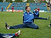 skoczkowie przygotowują się do meczu