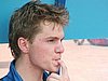 Jan Mazoch (Czechy) z nerwów obgryza paznokcie