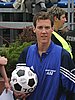 Andreas Kuettel (Szwajcaria) z piłką