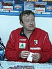 Olaf Lubaszenko na konferencji prasowej