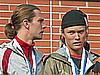 Janne Ahonen i Veli-Matti Lindstroem (Finlandia)