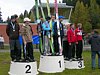 podium zawodów drużynowych