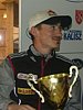 Adam Małysz (Polska) z pucharem