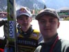 Adam Małysz (Polska) i Andrew
