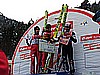Simon Ammann (Szwajcaria), Adam Małysz (Polska) i Jernej Damjan (Słowenia)