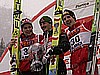 Anders Jacobsen (Norwegia), Adam Małysz (Polska) i Simon Ammann (Szwajcaria)