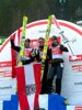 podium końcowe PŚ - od lewej: Gregor Schlierenzauer, Thomas Morgenstern (Austria), Janne Ahonen (Finlandia)