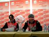 Gregor Schlierenzauer i Thomas Morgenstern (Austria) na konferencji prasowej