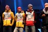 Severin Freund i Richard Freitag (Niemcy) oraz Kamil Stoch (Polska)