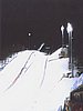 skocznie w Pragelato nocą