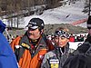 dyrektor sportowy PZN Apoloniusz Tajner (Polska) i trenerka naszych biatlonistów Nadja Biełowa
