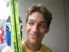 Andreas Kofler (Austria) zadowolony ze swojego skoku