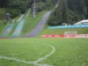 skocznie K20, K35, K62 w Predazzo (Włochy); zaimprowizowany stadion do gry w piłkę nożną
