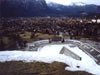widok ze skoczni w Garmisch-Partenkirchen (Niemcy)