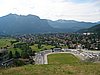widok ze skoczni w Ga-PA (Niemcy)