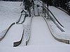 widok na skocznie - Zagórz (Polska)
