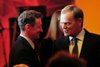 Adam Malysz i Donal Tusk