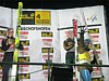 Thomas Morgenstern (Austria), Michael Neumayer (Niemcy) i Janne Ahonen (Finlandia) - trzej najlepsi skoczkowie TCS