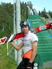 Matti Hautamaeki (Finlandia) i duża skocznia Puijo
