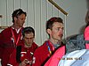 Heinz Kuttin (Austria), Rafał Śliż i Adam Małysz (Polska)