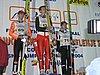 Podium 2 konkursu w Velenje 2004. Od lewej: Robert Mateja (Polska), Stefan Kaiser (Austria), Jernej Damjan (Słowenia)