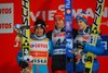 Kamil Stoch (Polska), Andreas Wellinger (Niemcy) i Michael Hayboeck (Austria)