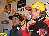 Michael Uhrmann (Niemcy) i Bjoern Einar Romoeren (Norwegia) na konferencji prasowej