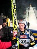 Adam Małysz (Polska) udziela wywiadu