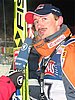 Adam Małysz (Polska) udziela wywiadu