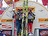 całe podium, Janne Ahonen (Finlandia) kaszle - jest chory
