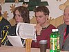 Antonin Hajek i Jan Mazoch (Czechy) przeglądający wyniki