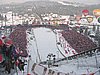 zgromadzeni kibice