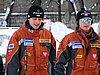 Tomasz Pochwała (Polska) i Kamil Stoch (Polska)