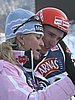 Nicole - fizjoterapeutka niemieckiej ekipy i Michael Uhrmann (Niemcy)