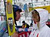Kamil Stoch (Polska) ze swoją dziewczyną