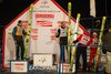 Simon Ammann (Szwajcaria), Thomas Morgenstern i David żauner (Austria)